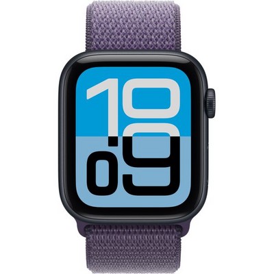 Умные часы Apple Watch SE 3, 44 mm, Midnight Aluminium Purple Fog Sport Loop - фото 52222