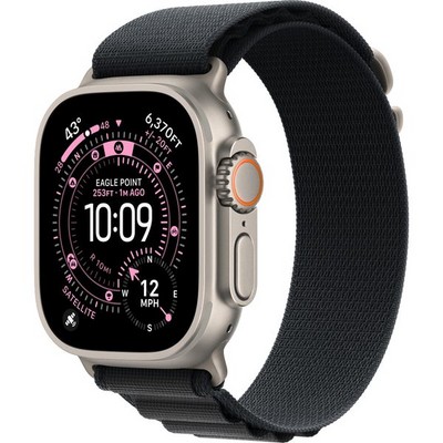 Умные часы Apple Watch Ultra 3, 49 mm, Natural S/M/L Alpine Loop Black - фото 52272