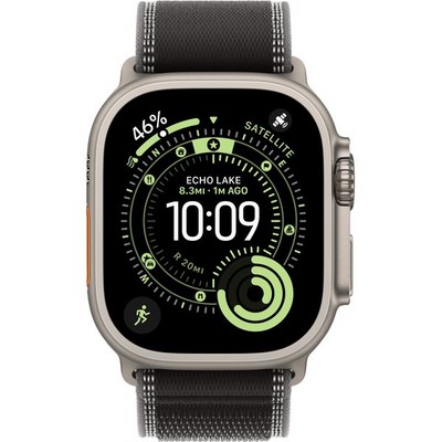 Умные часы Apple Watch Ultra 3, 49 mm, Natural S-M/М-L Trail Loop Black/Charcoal - фото 52282