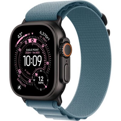 Умные часы Apple Watch Ultra 3, 49 mm, Black S/M/L Alpine Loop Light Blue - фото 52296