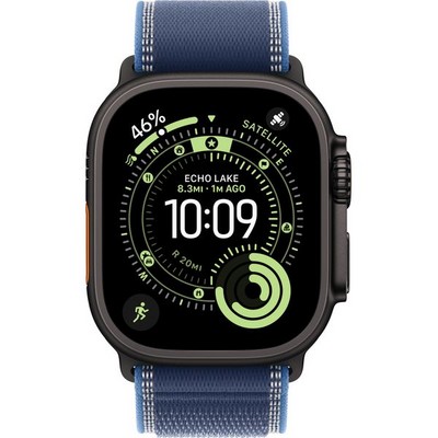 Умные часы Apple Watch Ultra 3, 49 mm, Black S-M/М-L Trail Loop Blue/Bright Blue - фото 52306