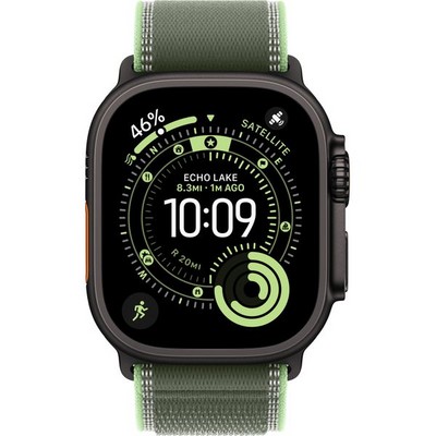 Умные часы Apple Watch Ultra 3, 49 mm, Black S-M/М-L Trail Loop Green/Neon - фото 52309