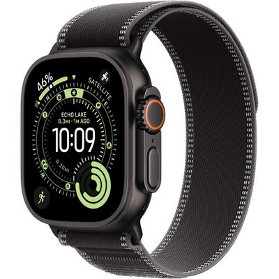 Умные часы Apple Watch Ultra 3, 49 mm, Black S-M/М-L Trail Loop Black/Charcoal - фото 52311