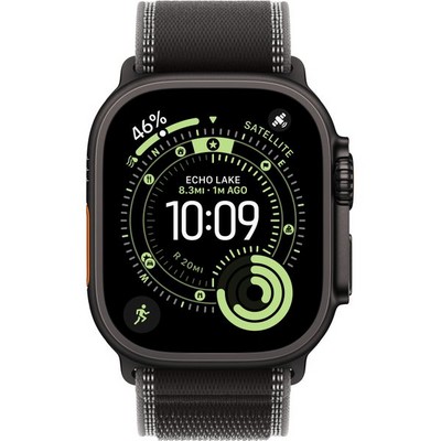 Умные часы Apple Watch Ultra 3, 49 mm, Black S-M/М-L Trail Loop Black/Charcoal - фото 52312