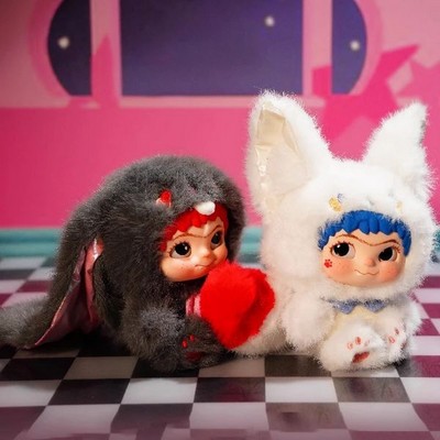 Wakuku Fuzzy V2 Fox Bunny Trick Or Treat Blind Box - фото 52447