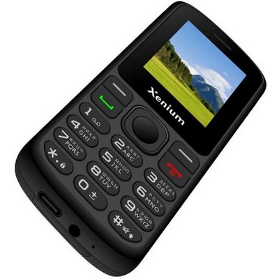 Мобильный телефон Philips Xenium X160 Black - фото 52595