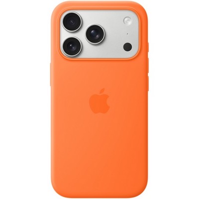 Чехол Apple iPhone 17 Pro Silicone Case with MagSafe Orange - фото 53235