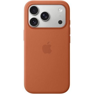 Чехол Apple iPhone 17 Pro Silicone Case with MagSafe Terra Cotta - фото 53238