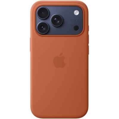 Чехол Apple iPhone 17 Pro Silicone Case with MagSafe Terra Cotta - фото 54339