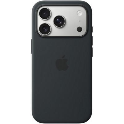 Чехол Apple iPhone 17 Pro Silicone Case with MagSafe Black - фото 53239