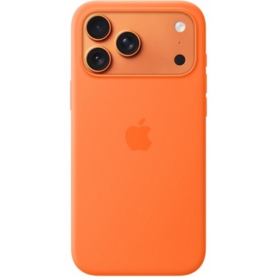 Чехол Apple iPhone 17 Pro Max Silicone Case with MagSafe Orange - фото 53247