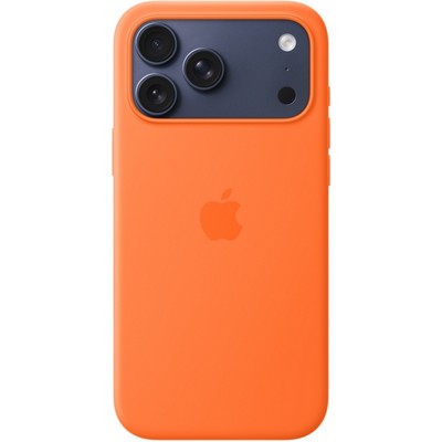 Чехол Apple iPhone 17 Pro Max Silicone Case with MagSafe Orange - фото 53249