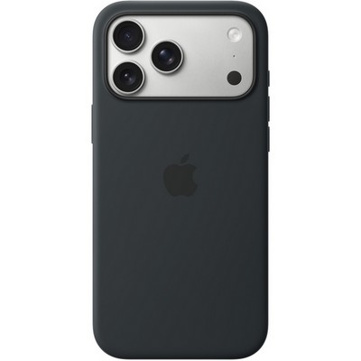 Чехол Apple iPhone 17 Pro Max Silicone Case with MagSafe Black - фото 54349
