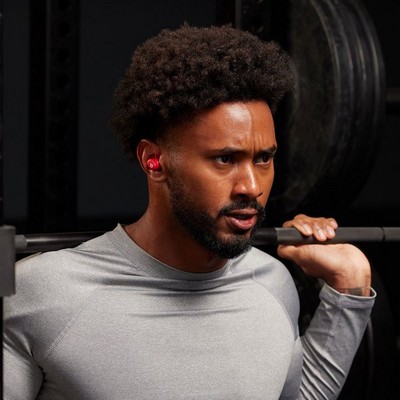 Беспроводные наушники Beats Solo Buds Transparent Red - фото 53973