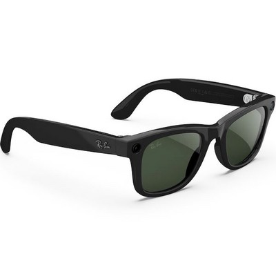 Умные очки Ray-Ban Wayfarer (Gen 2) RW4012 Shiny Black/ Transitions Graphite Green lenses Size M (50mm) - фото 55239
