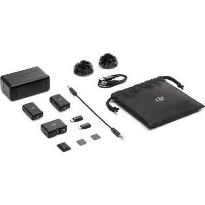 Беспроводной микрофон DJI Mic (2TX + 1RX + Charging Case) - фото 55302