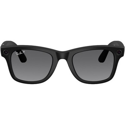 Умные очки Ray-Ban Wayfarer (Gen 2) RW4012 Matte Black/ Polar Gradient Graphite lenses Size L - фото 56693