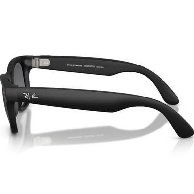 Умные очки Ray-Ban Wayfarer (Gen 2) RW4012 Matte Black/ Polar Gradient Graphite lenses Size L - фото 56694