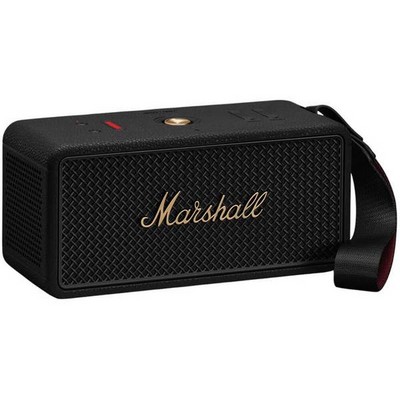Портативная акустика Marshall Middleton II Black and Brass - фото 56483