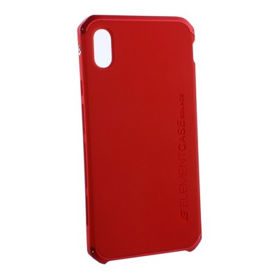Чехол-накладка противоударный (AL&Pl) для Apple iPhone XS Max (6.5") Solace Красный (красный ободок) - фото 7792