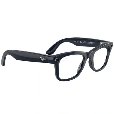 Умные очки Ray-Ban Wayfarer (Gen2) RW4012 Shiny Cosmic Blue/Transitions Sapphire lenses Size L (53mm) - фото 58462