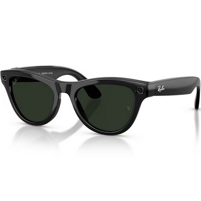 Умные очки Ray-Ban Skyler (Gen2) RW4014 Shiny Black/ Transitions Graphite Green lenses Size M (52mm) - фото 58475