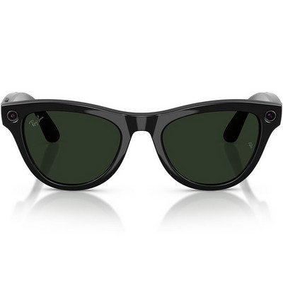 Умные очки Ray-Ban Skyler (Gen2) RW4014 Shiny Black/ Transitions Graphite Green lenses Size M (52mm) - фото 58477