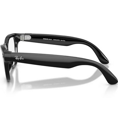 Умные очки Ray-Ban Skyler (Gen2) RW4014 Shiny Black/ Transitions Graphite Green lenses Size M (52mm) - фото 58478