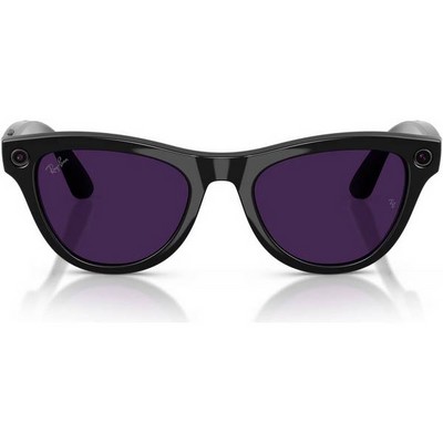 Умные очки Ray-Ban Skyler (Gen2) RW4014 Shiny Black/Transitions Amethyst lenses Size M (52mm) - фото 58485