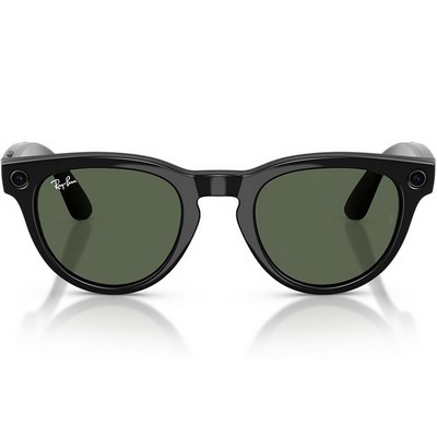 Умные очки Ray-Ban Headliner (Gen2) RW4013 Shiny Black/G15 Green lenses Size M (50mm) - фото 58496