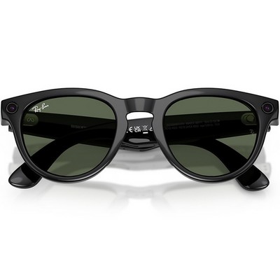 Умные очки Ray-Ban Headliner (Gen2) RW4013 Shiny Black/G15 Green lenses Size M (50mm) - фото 58500