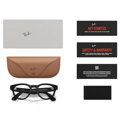 Умные очки Ray-Ban Headliner (Gen2) RW4013 Matte Black/Clear lenses Size M (50mm) - фото 58507