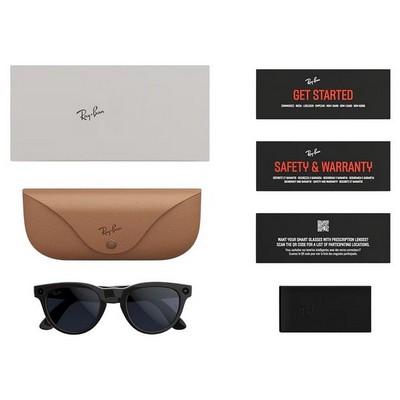 Умные очки Ray-Ban Headliner (Gen2) RW4013 Shiny Black/Transitions Sapphire lenses Size M (50mm) - фото 58519