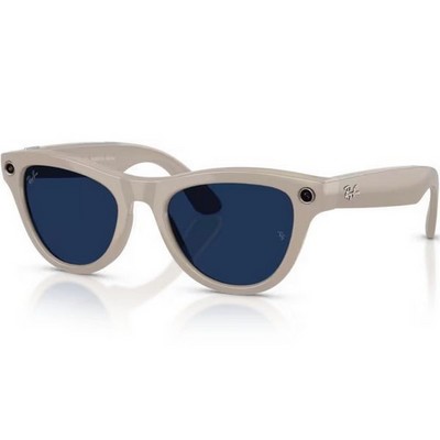 Умные очки Ray-Ban Skyler (Gen2) RW4014 Shiny Chalky Grey/Transitions Sapphire lenses Size M (52mm) - фото 58527