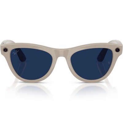 Умные очки Ray-Ban Skyler (Gen2) RW4014 Shiny Chalky Grey/Transitions Sapphire lenses Size M (52mm) - фото 58559