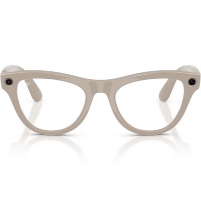 Умные очки Ray-Ban Skyler (Gen2) RW4014 Shiny Chalky Grey/Transitions Sapphire lenses Size M (52mm) - фото 58560
