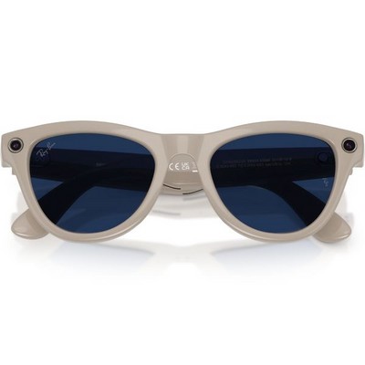 Умные очки Ray-Ban Skyler (Gen2) RW4014 Shiny Chalky Grey/Transitions Sapphire lenses Size M (52mm) - фото 58563