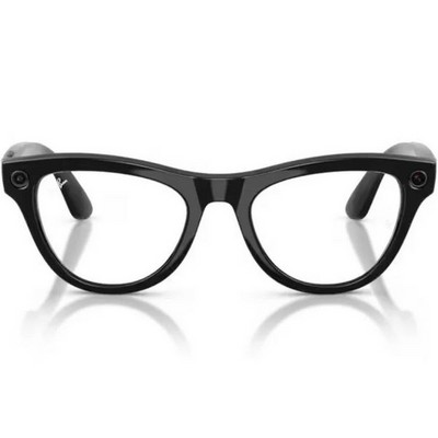 Умные очки Ray-Ban Skyler (Gen2) RW4014 Shiny Black/Clear lenses Size M (52mm) - фото 58536