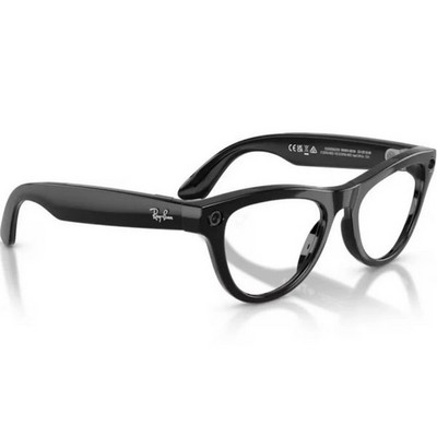 Умные очки Ray-Ban Skyler (Gen2) RW4014 Shiny Black/Clear lenses Size M (52mm) - фото 58537