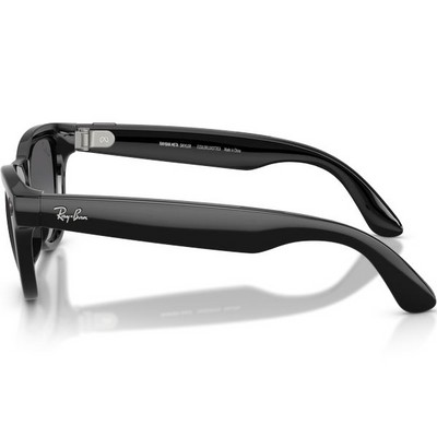 Умные очки Ray-Ban Skyler (Gen2) RW4014 Shiny Black/Polar Gradient Graphite lenses Size M (52mm) - фото 58543