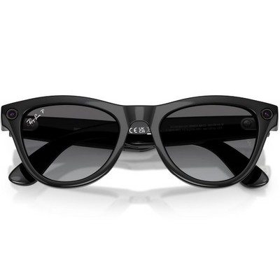 Умные очки Ray-Ban Skyler (Gen2) RW4014 Shiny Black/Polar Gradient Graphite lenses Size M (52mm) - фото 58545