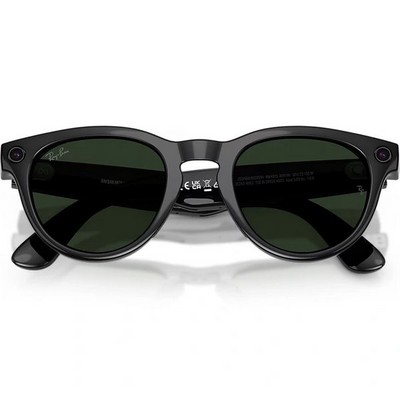 Умные очки Ray-Ban Headliner (Gen2) RW4013 Shiny Black/Transitions Graphite Green lenses Size M (50mm) - фото 58557