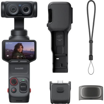 Экшн-камера Insta360 Luna Ultra Standard Bundle Cosmic Black - фото 58568