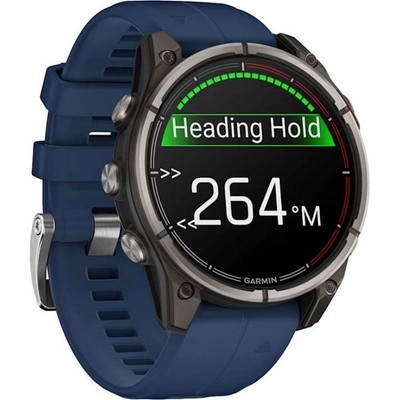 Умные часы Garmin Quatix 8 47mm Amoled Sapphire Titanium Black 010-02904-50 - фото 58669