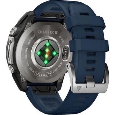 Умные часы Garmin Quatix 8 47mm Amoled Sapphire Titanium Black 010-02904-50 - фото 58670