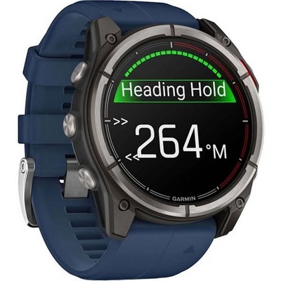 Умные часы Garmin Quatix 8 51mm Amoled Sapphire Titanium Black 010-02905-91 - фото 58674