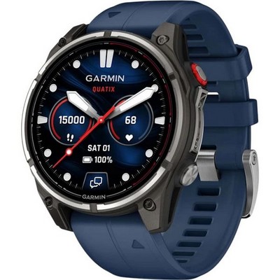 Умные часы Garmin Quatix 8 Pro 47mm Amoled Sapphire Titanium Black 010-03198-50 - фото 58678