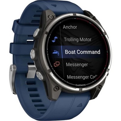 Умные часы Garmin Quatix 8 Pro 47mm Amoled Sapphire Titanium Black 010-03198-50 - фото 58680