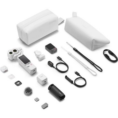 Экшн-камера DJI Osmo Pocket 4P Vlog Combo White - фото 58831