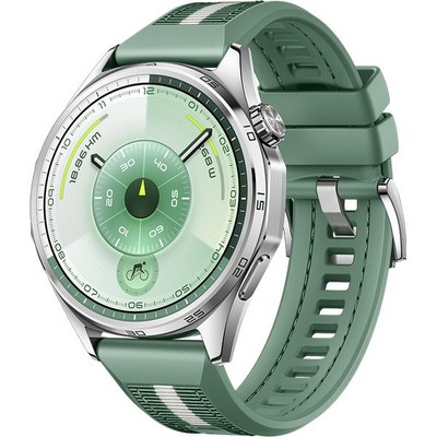 Умные часы Huawei Watch GT 6 46mm Green Woven Strap - фото 60068